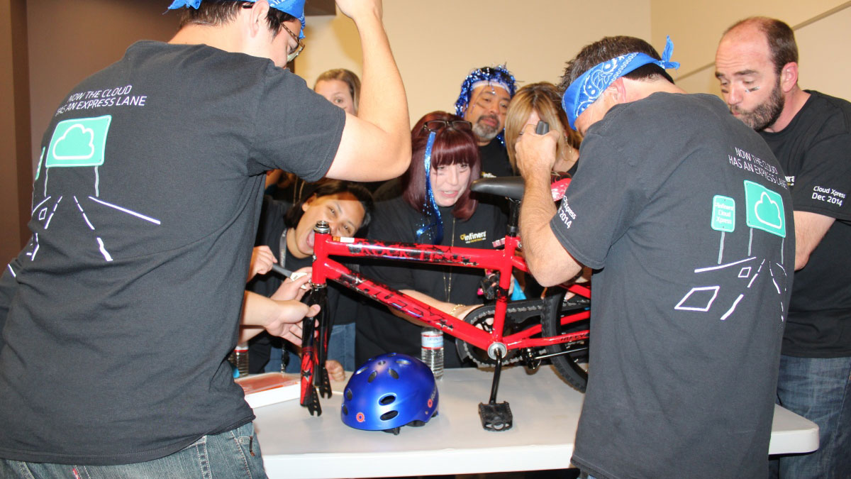 CHARITY BIKE BUILD Marbella Teams construct the ultimate human-powered child’s bike 02 | Team4you