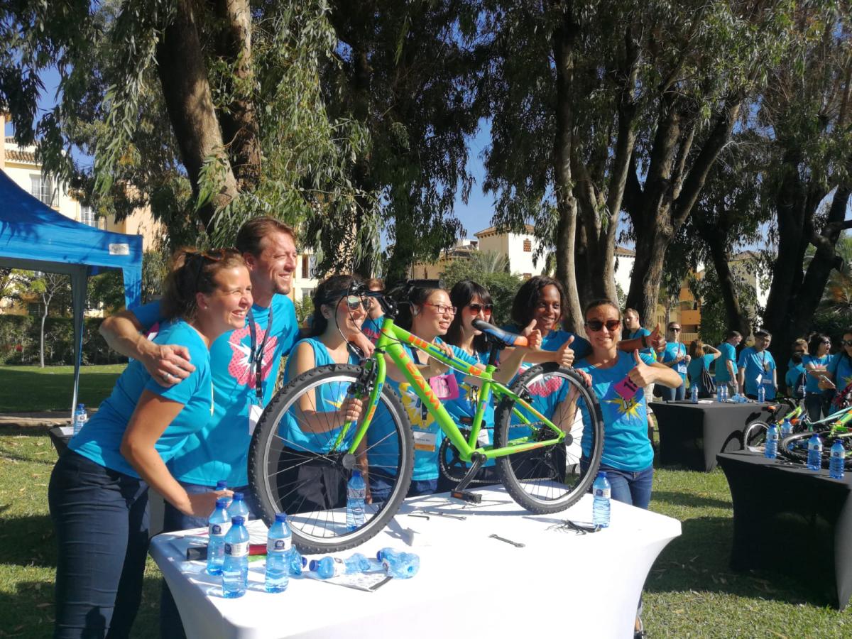 CHARITY BIKE BUILD Marbella Teams construct the ultimate human-powered child’s bike 08 | Team4you