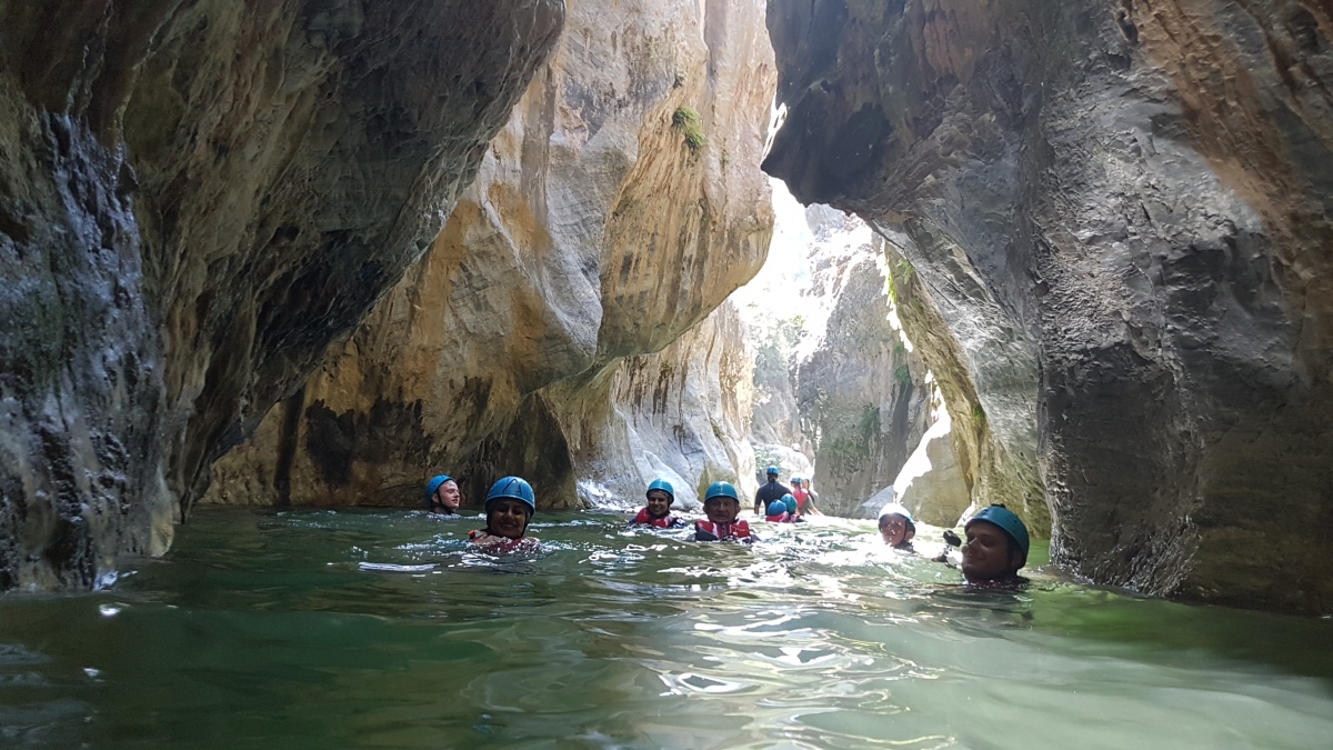 Corporate Canyoning Bring your team together! 02 | Marbella Team4you