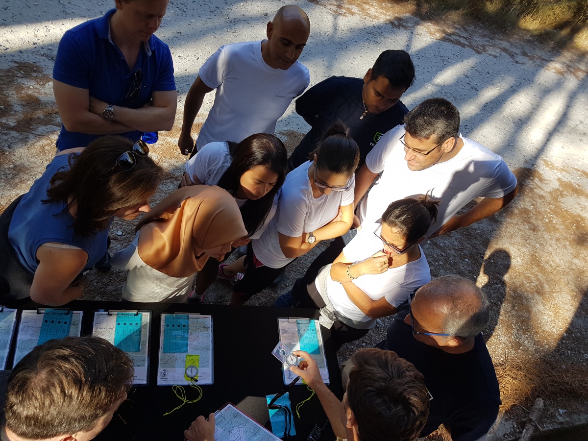 ORIENTATION RACE Marbella Locate items outdoor with a map and compass 04 | Team4you